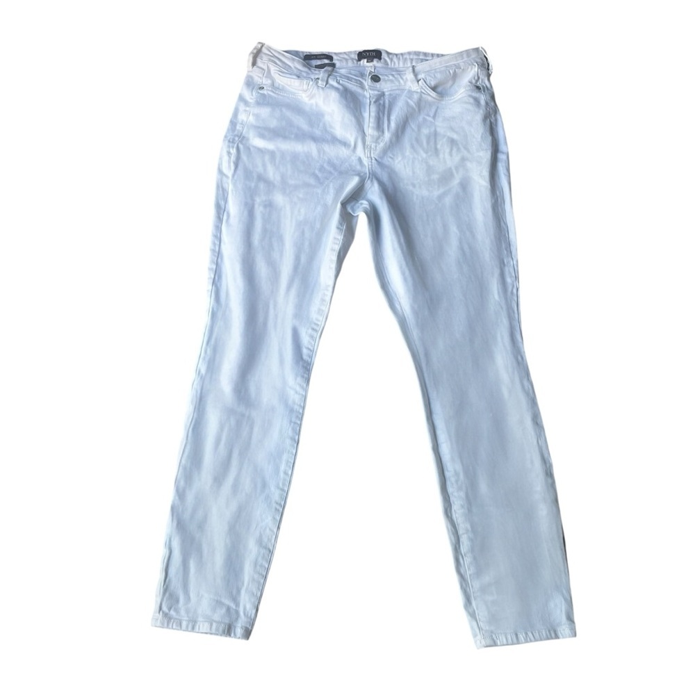 NYDJ Ami Skinny White Jeans Size 14